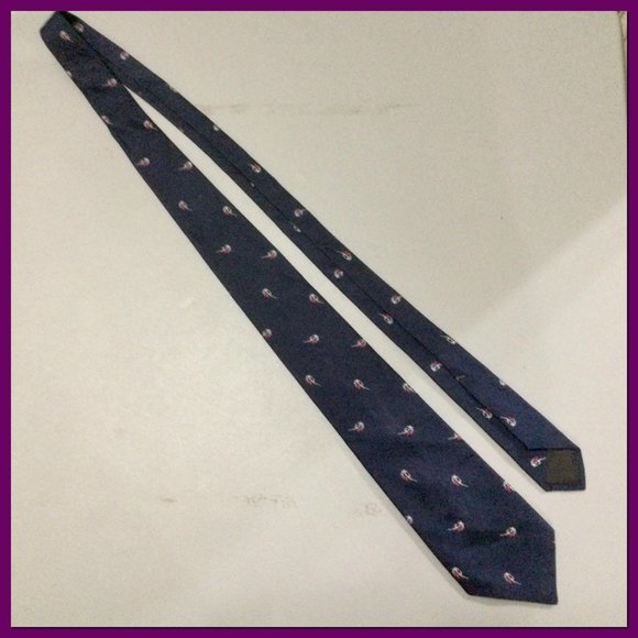 Vtg Woven Horse Heads tie_119 - Picture 2 of 5